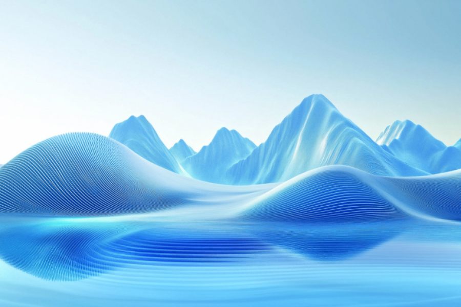 花瓣素材_背景系列科技风曲线山水背景_193910271